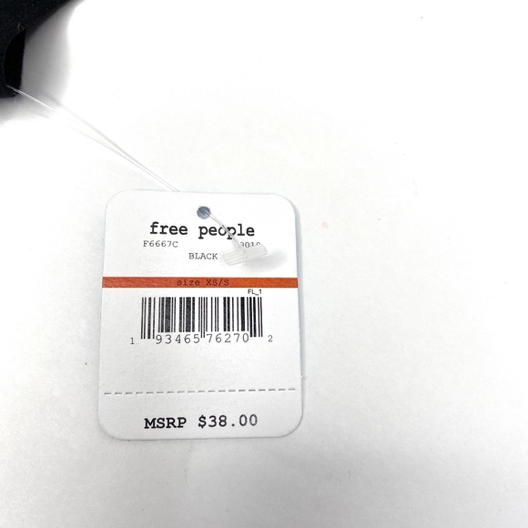 Intimately Free People Black Stevie Lace Trim Bralette - XS - NEW - Picture 6 of 7